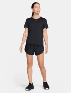 Nike One Classic Dri-FIT Short-Sleeve Top - Black 13 Nike One Classic Dri-FIT Short-Sleeve Top - Black -The Sports Edit nike one classic dri fit short sleeve top black fn2798 010 5