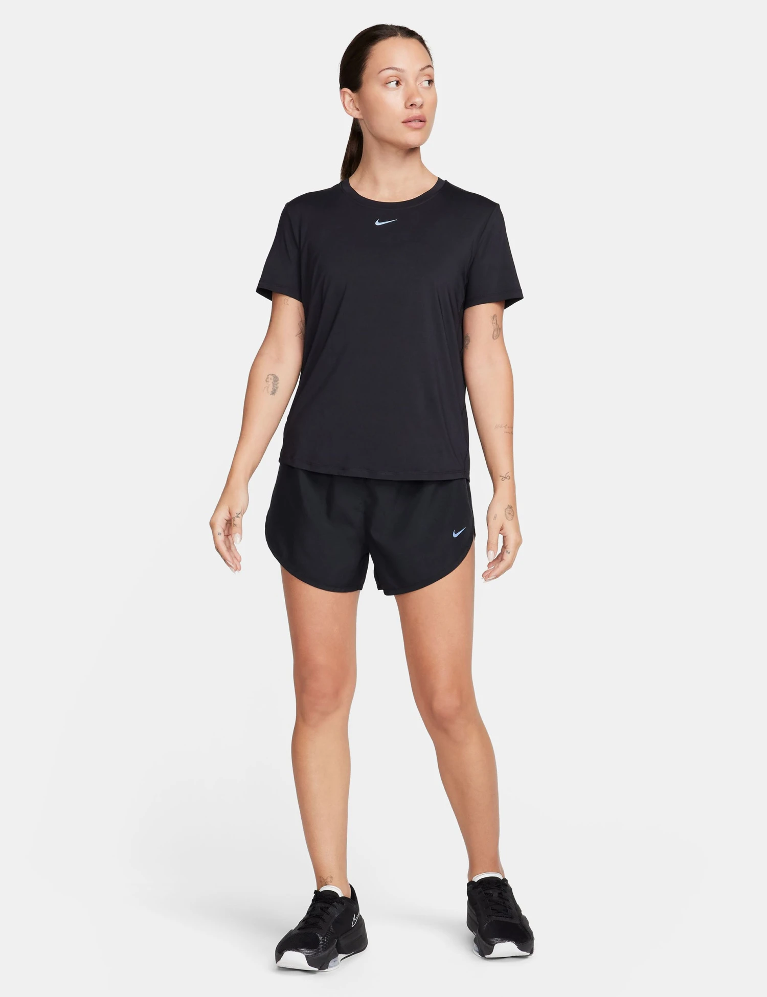 Nike One Classic Dri-FIT Short-Sleeve Top - Black 8 Nike One Classic Dri-FIT Short-Sleeve Top - Black - Image 6