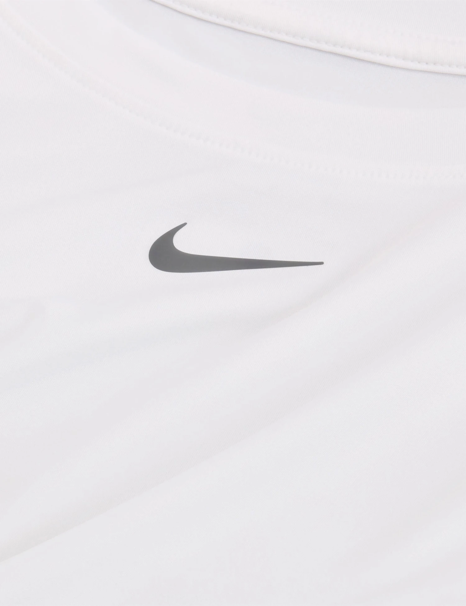 Nike One Classic Dri-FIT Short-Sleeve Top - White/Black 5 Nike One Classic Dri-FIT Short-Sleeve Top - White/Black - Image 3
