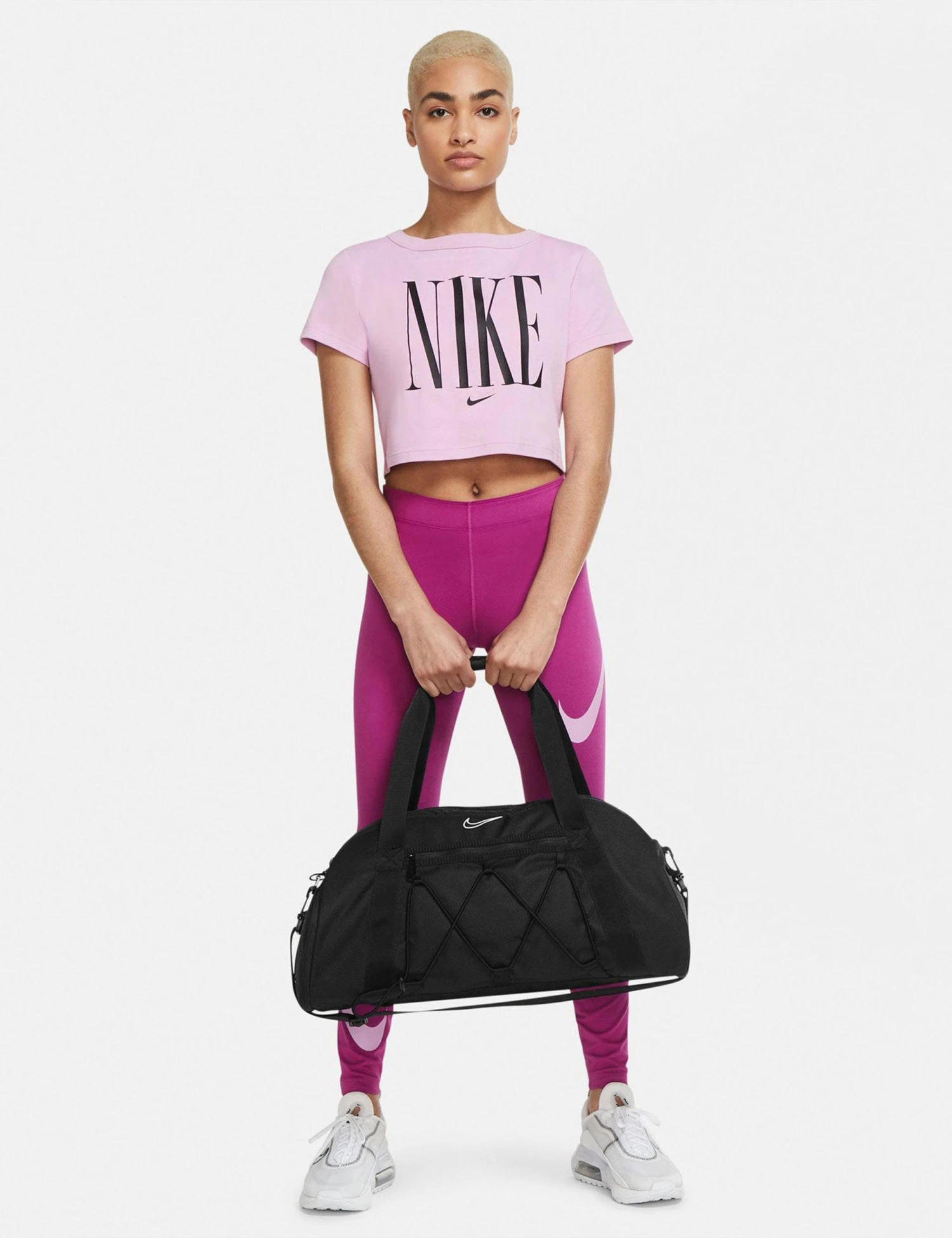 Nike One Club Duffel Bag - Black/White 10 Nike One Club Duffel Bag - Black/White - Image 8