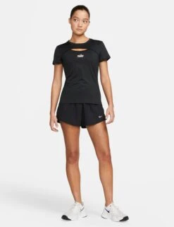 Nike One Dri-FIT 2-in-1 Shorts - Black -The Sports Edit nike one dri fit 2 in 1 shorts black dx6016 010 4