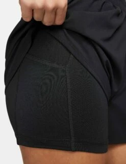 Nike One Dri-FIT 2-in-1 Shorts - Black -The Sports Edit nike one dri fit 2 in 1 shorts black dx6016 010 7