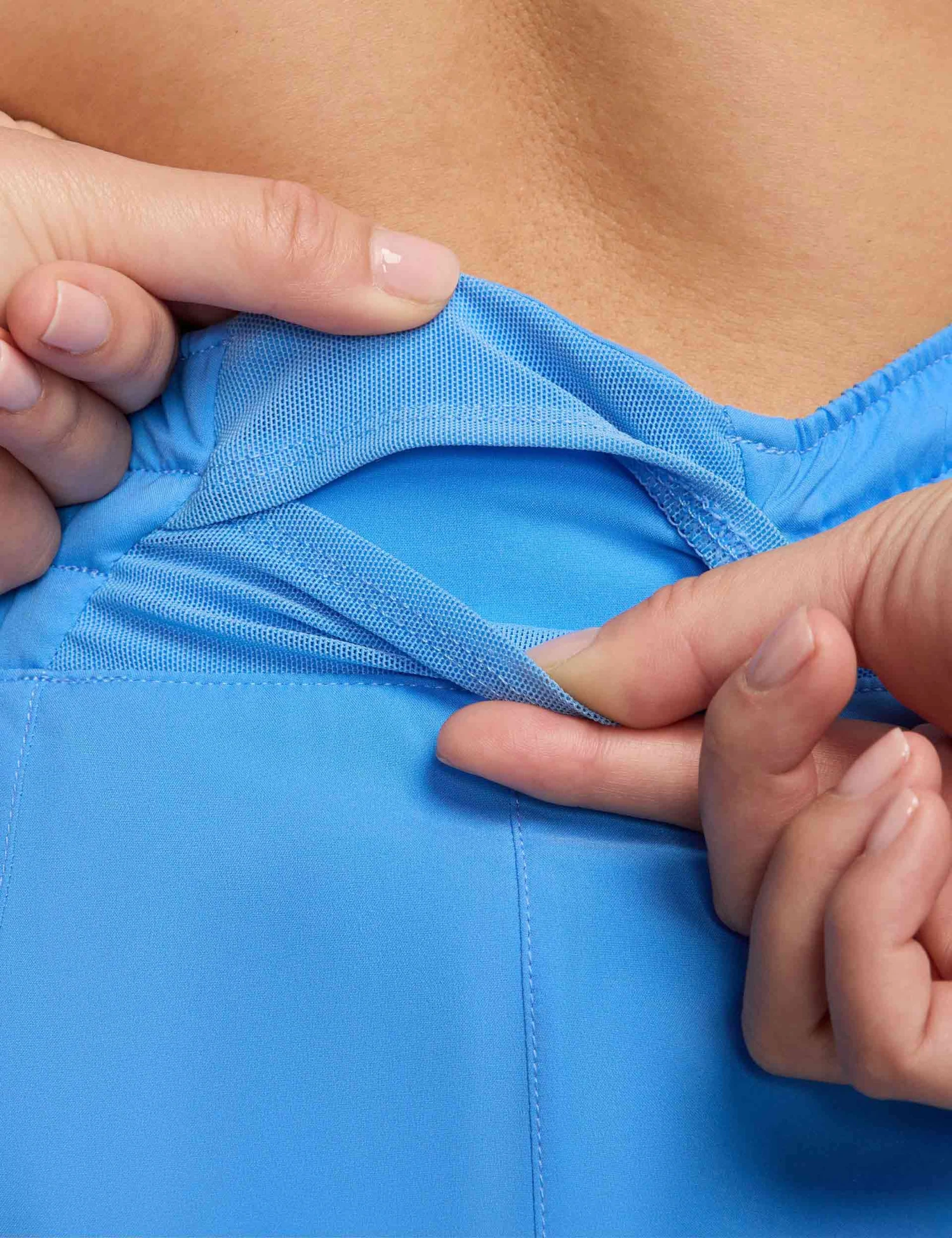 Nike One Dri-FIT 2-in-1 Shorts - University Blue/Reflective Silver 7 Nike One Dri-FIT 2-in-1 Shorts - University Blue/Reflective Silver - Image 5