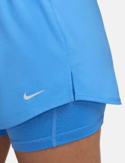 Nike One Dri-FIT 2-in-1 Shorts - University Blue/Reflective Silver 11 Nike One Dri-FIT 2-in-1 Shorts - University Blue/Reflective Silver -The Sports Edit nike one dri fit 2 in 1 shorts blue silver dx6016 412 5