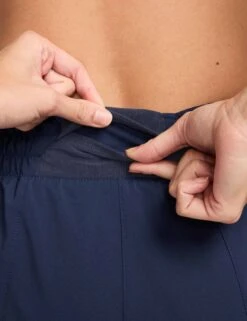 Nike One Dri-FIT 3" Brief-Lined Shorts - Midnight Navy/Reflective Silver -The Sports Edit nike one dri fit 3in brief lined shorts navy silver dx6010 410 4