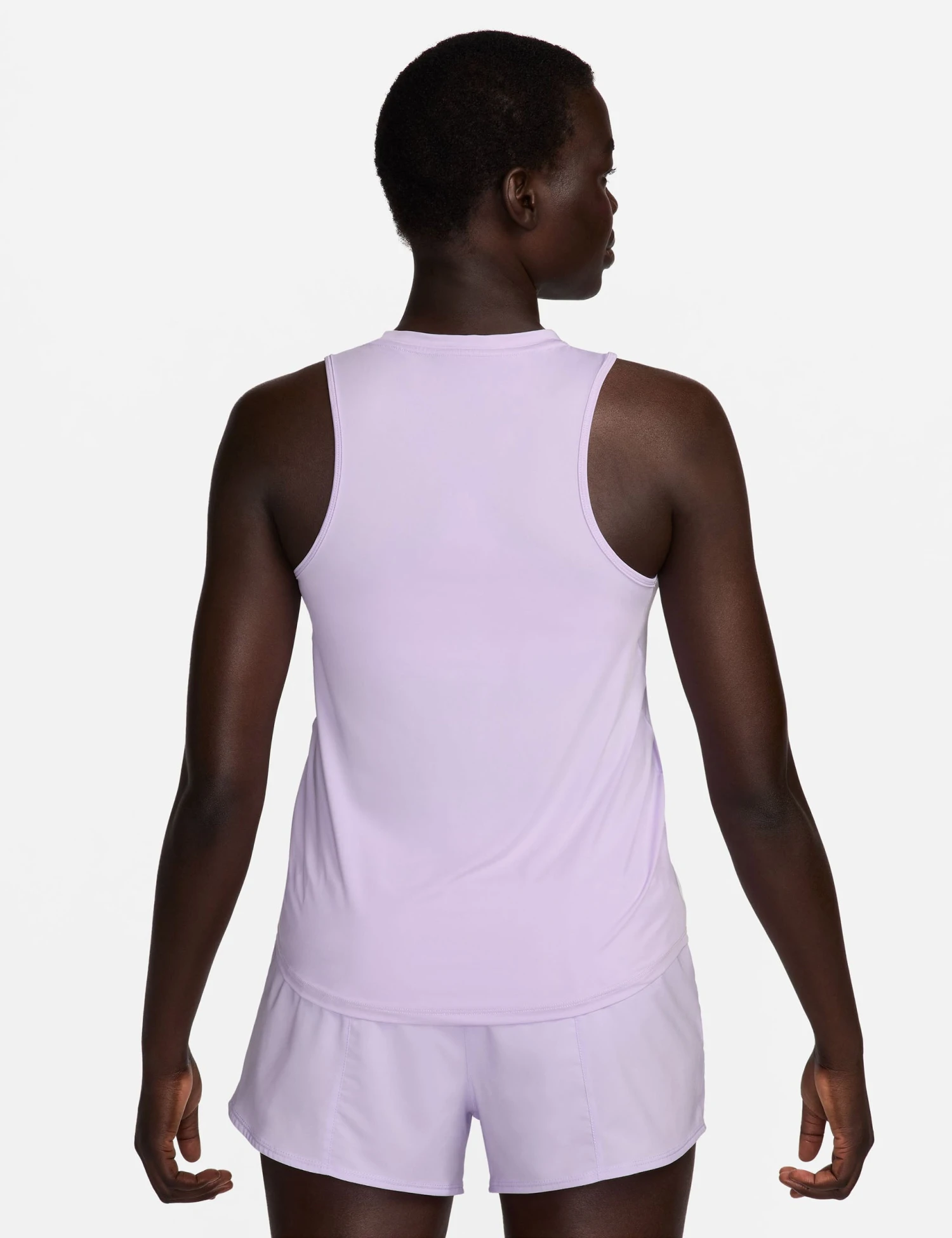Nike One Graphic Running Tank Top - Lilac Bloom/White 4 Nike One Graphic Running Tank Top - Lilac Bloom/White - Image 2