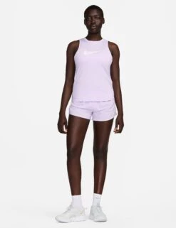 Nike One Graphic Running Tank Top - Lilac Bloom/White 9 Nike One Graphic Running Tank Top - Lilac Bloom/White -The Sports Edit nike one graphic running tank top lilac white fn2606 512 3