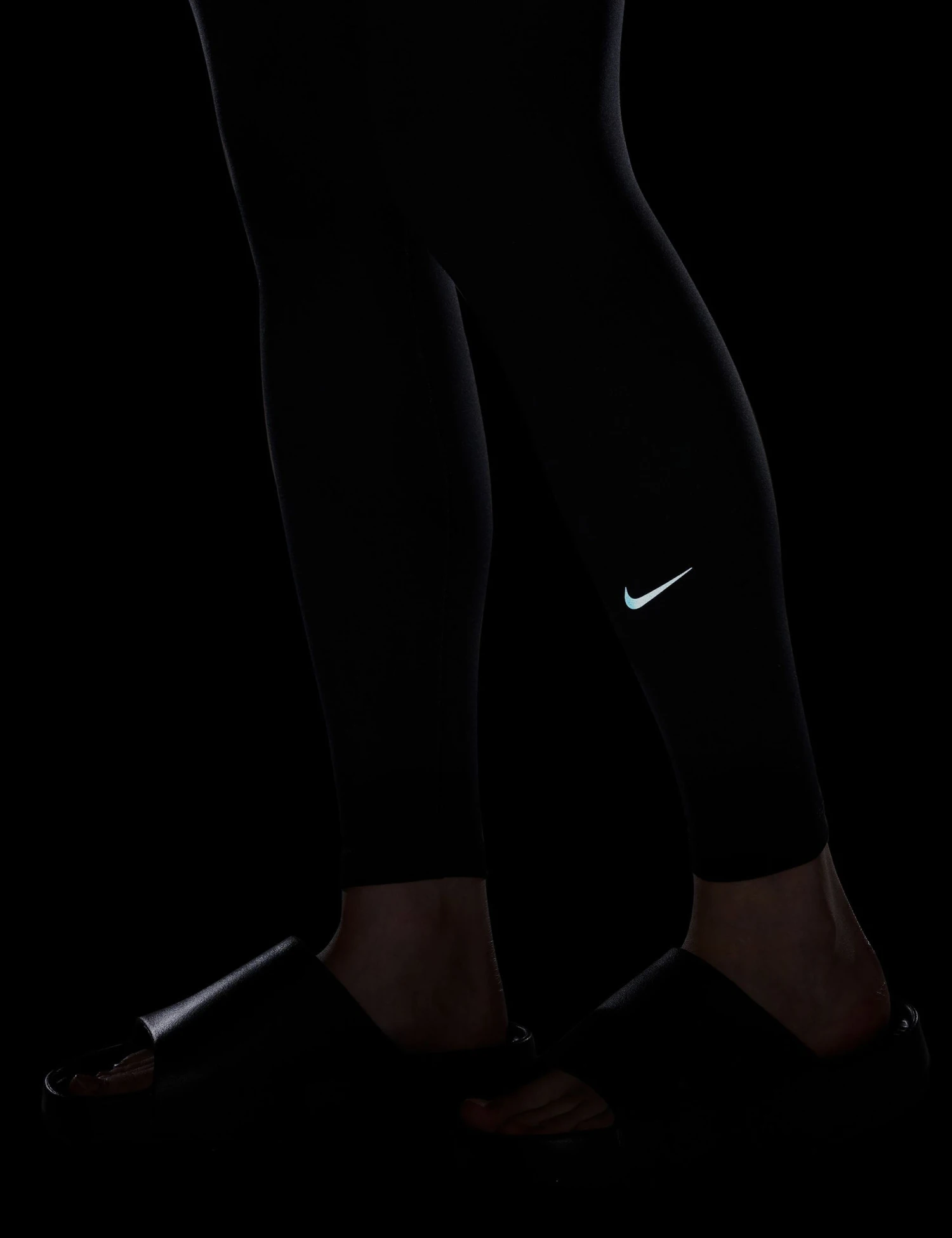 Nike One High Waisted Leggings - Black 7 Nike One High Waisted Leggings - Black - Image 5