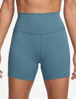 Nike One High Waisted 5" Biker Shorts - Smokey Blue/Black