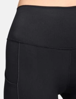 Nike One High Waisted 8" Biker Shorts - Black 14 Nike One High Waisted 8" Biker Shorts - Black -The Sports Edit nike one hw 8in biker shorts black fz6758 010 5