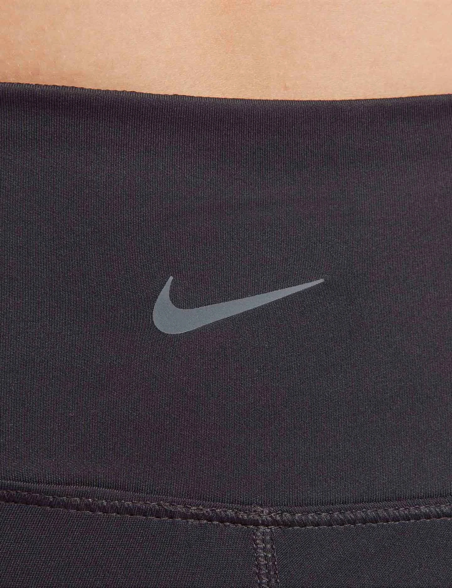 Nike One High Waisted Split-Hem Leggings - Black 8 Nike One High Waisted Split-Hem Leggings - Black - Image 6
