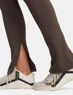 Nike One High Waisted Split-Hem Leggings - Baroque Brown -The Sports Edit nike one hw split hem leggings brown fn4148 237 5