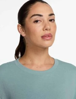 Nike One Relaxed Dri-FIT Short-Sleeve Top - Cannon 8 Nike One Relaxed Dri-FIT Short-Sleeve Top - Cannon -The Sports Edit nike one relaxed dri fit short sleeve top cannon fn2814 017 3