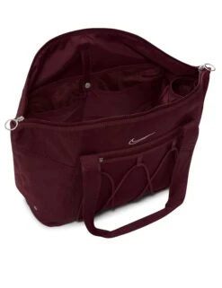 Nike One Tote Bag - Night Maroon/Guava Ice -The Sports Edit nike one tote bag maroon guava ice cv0063 681 7