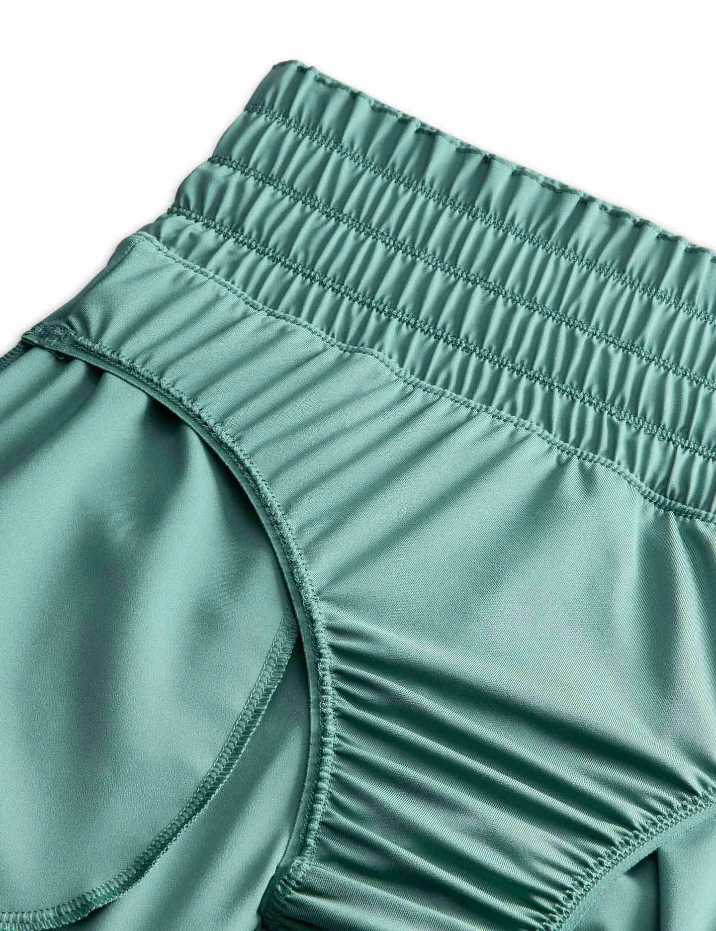 Nike One Ultra High 3" Brief-Lined Shorts - Bicoastal/Reflective Silver 7 Nike One Ultra High 3" Brief-Lined Shorts - Bicoastal/Reflective Silver - Image 5