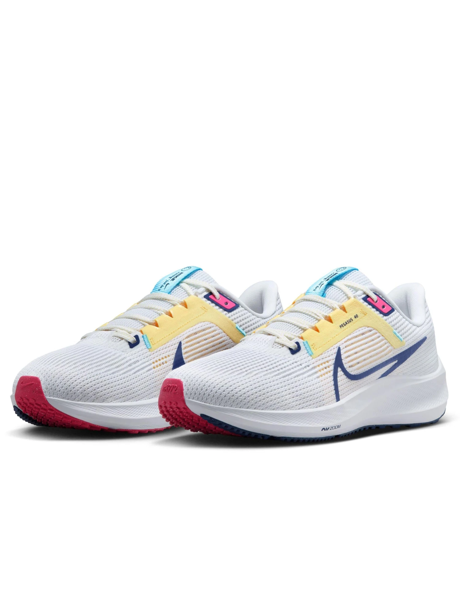 Nike Pegasus 40 Shoes - White/Deep Royal Blue/Photon Dust 6 Nike Pegasus 40 Shoes - White/Deep Royal Blue/Photon Dust - Image 4