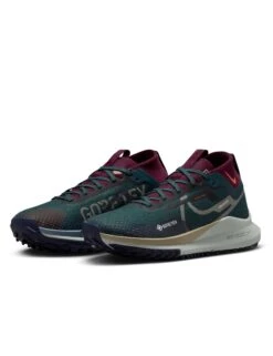 Nike Pegasus Trail 4 GORE-TEX Shoes - Deep Jungle/Khaki/Night Maroon -The Sports Edit nike pegasus trail 4 gore tex shoes jungle khaki maroon dj7929 302 4