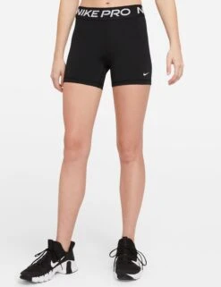 Nike Pro 365 5" Shorts - Black/White -The Sports Edit nike pro 365 5in shorts black white cz9831 010 1