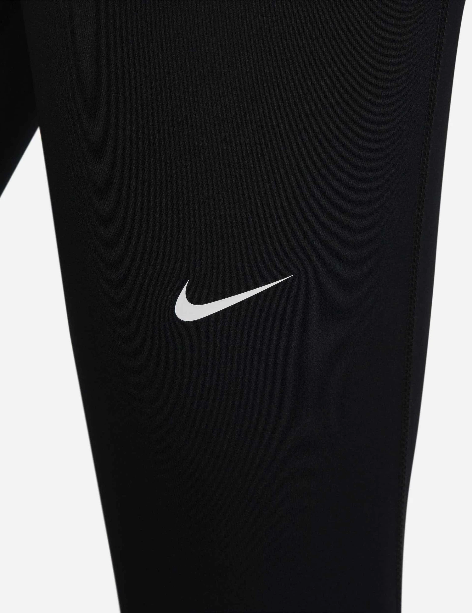 Nike Pro 365 Cropped Mesh Panel Leggings - Black/Lilac Bloom/White 6 Nike Pro 365 Cropped Mesh Panel Leggings - Black/Lilac Bloom/White - Image 4
