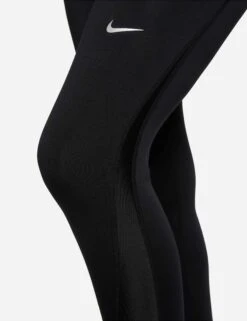 Nike Pro 7/8 Leggings - Black/Metallic Silver -The Sports Edit nike pro 7 8 leggings black silver fb5700 010 4