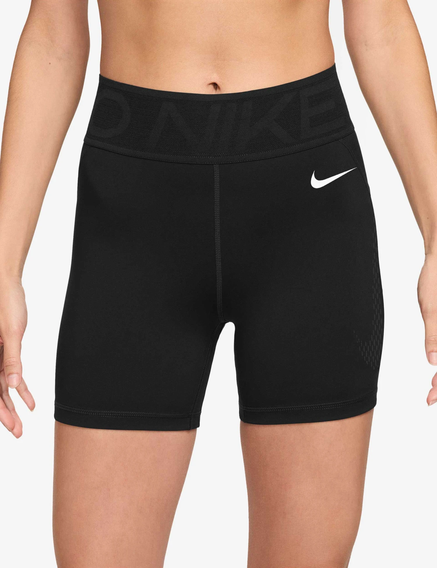 Nike Pro Sculpt High Waisted 5" Biker Shorts - Black/White 3 Nike Pro Sculpt High Waisted 5" Biker Shorts - Black/White