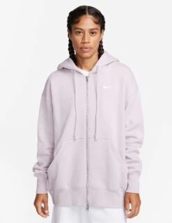 Nike Sportswear Phoenix Fleece Oversized Hoodie - Platinum Violet/Sail
