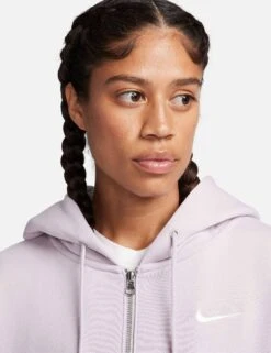 Nike Sportswear Phoenix Fleece Oversized Hoodie - Platinum Violet/Sail -The Sports Edit nike sportswear phoenix fleece oversized hoodie violet sail dq5758 019 8