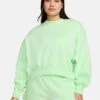 Nike Sportswear Phoenix Fleece Sweatshirt - Vapor Green/Sail -The Sports Edit nike sportswear phoenix fleece sweatshirt vapor green sail dq5761 376 1