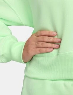 Nike Sportswear Phoenix Fleece Sweatshirt - Vapor Green/Sail -The Sports Edit nike sportswear phoenix fleece sweatshirt vapor green sail dq5761 376 4