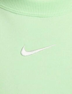 Nike Sportswear Phoenix Fleece Sweatshirt - Vapor Green/Sail -The Sports Edit nike sportswear phoenix fleece sweatshirt vapor green sail dq5761 376 5