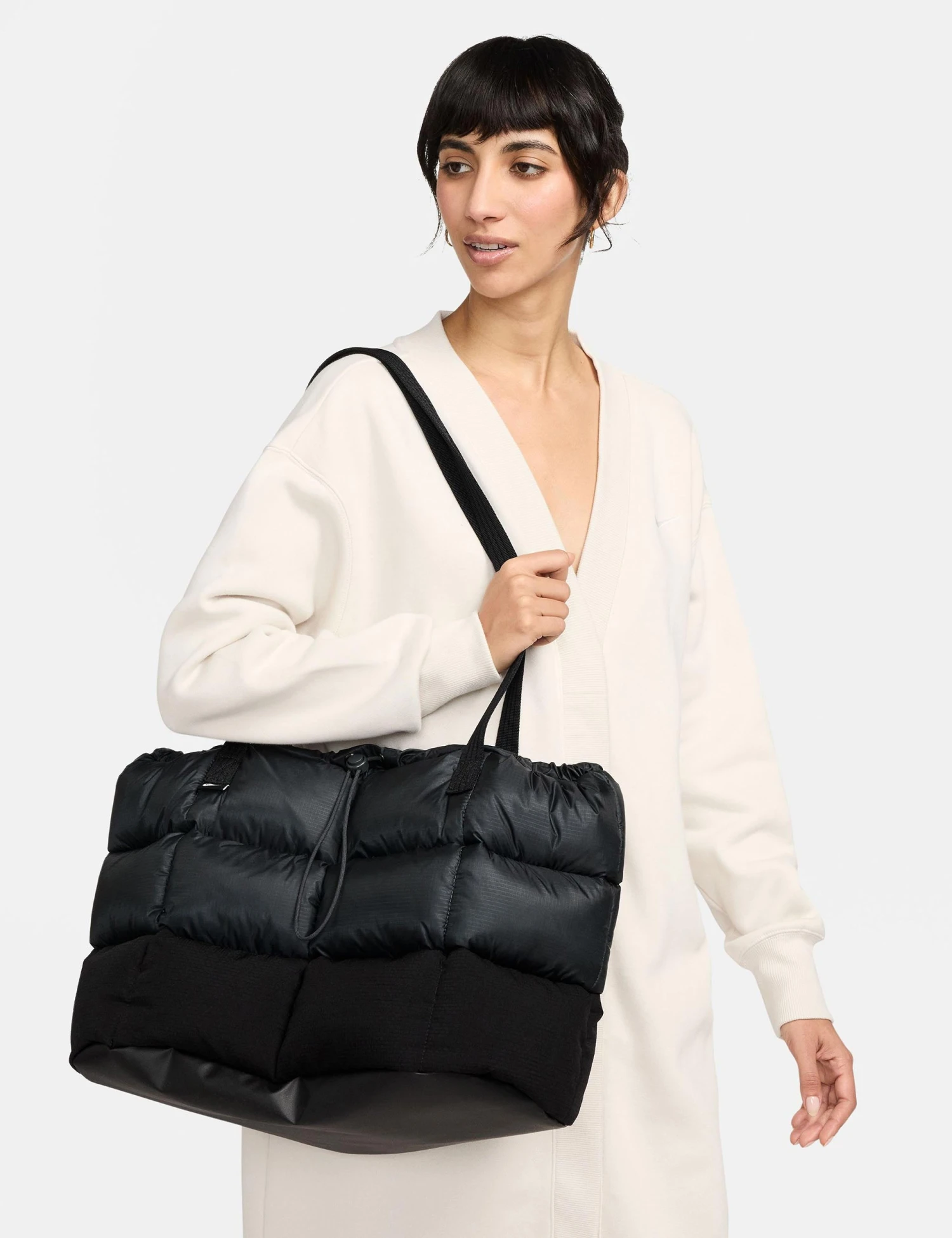 Nike Sportswear Puffle Tote Bag - Black/Anthracite/White 9 Nike Sportswear Puffle Tote Bag - Black/Anthracite/White - Image 7