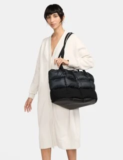 Nike Sportswear Puffle Tote Bag - Black/Anthracite/White 17 Nike Sportswear Puffle Tote Bag - Black/Anthracite/White -The Sports Edit nike sportswear puffle tote bag black anthracite white fz1316 010 8