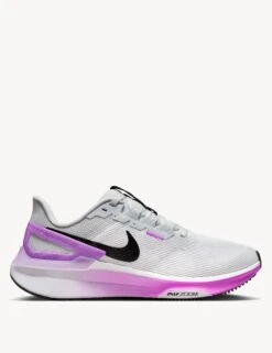 Nike Structure 25 Shoes - White/Pure Platinum/Fuchsia Dream/Black