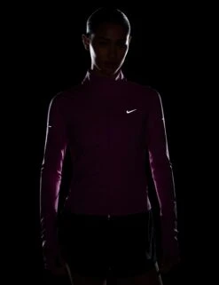 Nike Swift Dri-FIT Full-Zip Running Mid Layer - Playful Pink/Reflective Silver -The Sports Edit nike swift dri fit full zip running mid layer pink silver ib1998 675 4