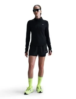 Nike Swift Dri-FIT UV 1/4-Zip Running Top - Black/Reflective Silver 12 Nike Swift Dri-FIT UV 1/4-Zip Running Top - Black/Reflective Silver -The Sports Edit nike swift dri fit uv 1 4 zip running top black silver hq0499 010 7