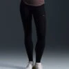 Nike Swift High Waisted 7/8 Running Leggings With Pockets - Black/Reflective Silver -The Sports Edit nike swift hw 7 8 running leggings with pockets black silver hj2252 010 1