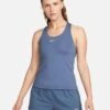 Nike Swoosh Bra Tank - Diffused Blue/White 2 Nike Swoosh Bra Tank - Diffused Blue/White -The Sports Edit nike swoosh bra tank blue white DV9897 491 1