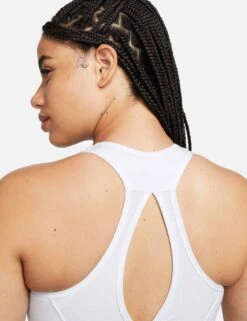 Nike Swoosh High Support Bra - White/Black -The Sports Edit nike swoosh high support bra white black DX6815 100 4