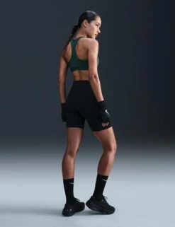 Nike Swoosh Medium Support Bra - Vintage Green/White 12 Nike Swoosh Medium Support Bra - Vintage Green/White -The Sports Edit nike swoosh medium support bra green white dx6821 338 5