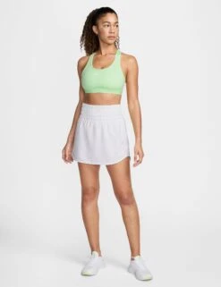 Nike Swoosh Medium Support Bra - Vapor Green/White -The Sports Edit nike swoosh medium support bra green white dx6821 376 3