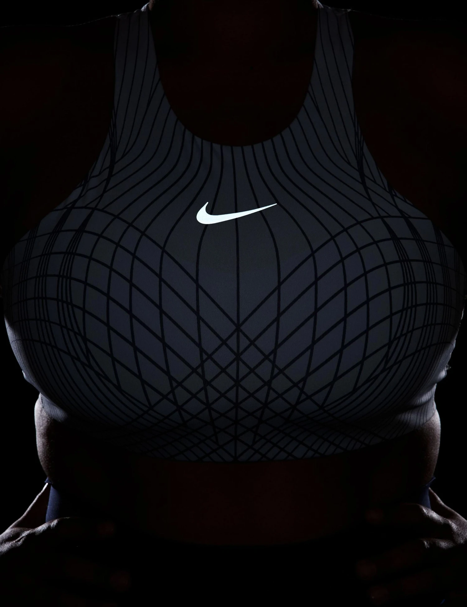 Nike Swoosh Phoenix Sports Bra - Blue Tint/Diffused Blue 5 Nike Swoosh Phoenix Sports Bra - Blue Tint/Diffused Blue - Image 3