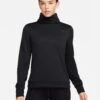 Nike Therma-FIT Element Swift Running Top - Black/Reflective Silver -The Sports Edit nike therma fit element swift running top black silver fb5306 010 1