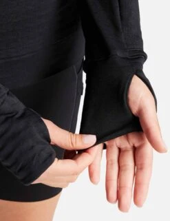 Nike Therma-FIT Element Swift Running Top - Black/Reflective Silver -The Sports Edit nike therma fit element swift running top black silver fb5306 010 6