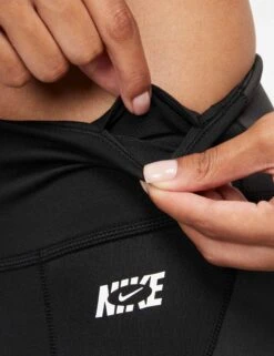 Nike Therma-FIT One Icon Clash Leggings - Black/Grey/White 12 Nike Therma-FIT One Icon Clash Leggings - Black/Grey/White -The Sports Edit nike therma fit one leggings black grey white DQ6715 010 5