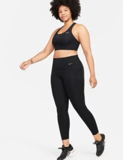 Nike Universa High Waisted 7/8 Leggings - Black -The Sports Edit nike universa hw 7 8 leggings black dq5897 010 2