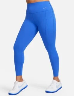 Nike Universa High Waisted 7/8 Leggings - Hyper Royal/Black