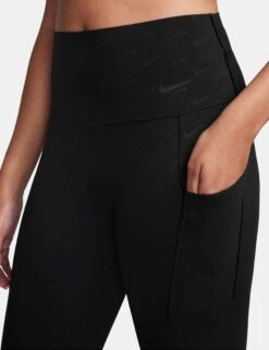 Nike Universa High Waisted 7/8 Printed Leggings - Black -The Sports Edit nike universa hw 7 8 printed leggings black fn4170 010 4