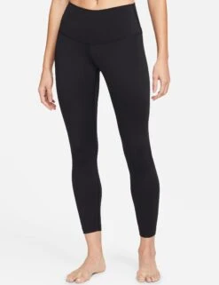 Nike Yoga Dri-FIT 7/8 Leggings - Black/Iron Grey