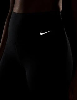 Nike Zenvy High Waisted 7/8 Leggings - Black -The Sports Edit nike zenvy high waisted 7 8 leggings black dq6015 010 6