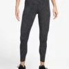 Nike Zenvy High Waisted 7/8 Printed Leggings - Black/Dark Smoke Grey -The Sports Edit nike zenvy high waisted 7 8 printed leggings black grey hv2462 010 1